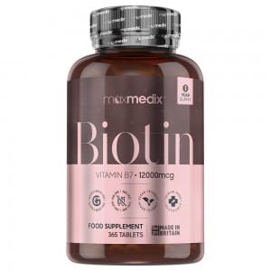 MaxMedix Biotin med B7-Vitamin maxmedix Biotin 365 kapsler