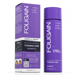 Foligain Trioxidil Shampoo til kvindeligt hårtab