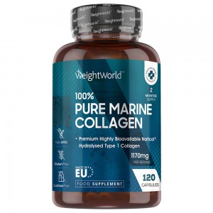 Collagen kapsler med hydrolyseret kollagen-peptider