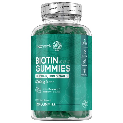 spørge Lover og forskrifter Cruelty Biotin Gummies 5000 mcg, 120 stk | Vitaminer til hår, hud og negle |  Shytobuy