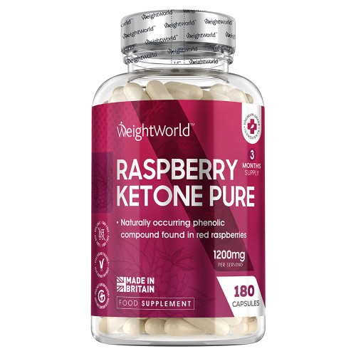 HindbÃ¦r Ketone Pure - 90 kapsler vegansk superfood kosttilskud
