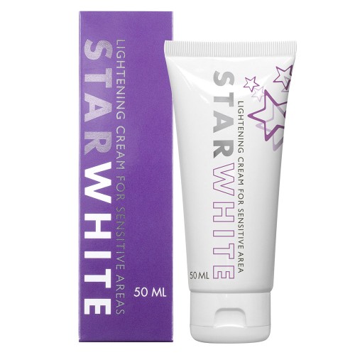 Starwhite - 50 ml Creme - Ved Bekymringer Om Misfarvninger PÃ¥ Intime OmrÃ¥der Og Hele Kroppen - Til Lys & Ensfarvet Hud - Til MÃ¦nd Og Kvinder